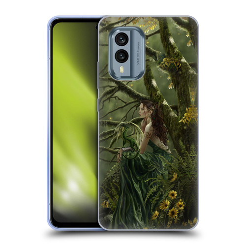 Nene Thomas Deep Forest Queen Fate Fairy With Dragon Soft Gel Case for Nokia X30