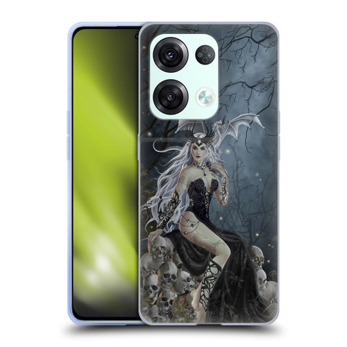 Nene Thomas Gothic Mad Queen Of Skulls Dragon Soft Gel Case for OPPO Reno8 Pro