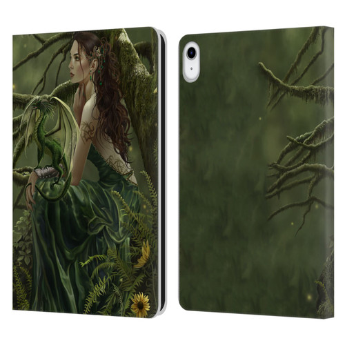 Nene Thomas Deep Forest Queen Fate Fairy With Dragon Leather Book Wallet Case Cover For Apple iPad 10.9 (2022)