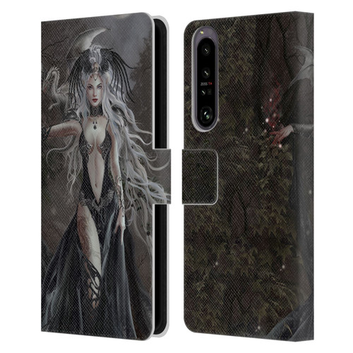 Nene Thomas Gothic Skull Queen Of Havoc Dragon Leather Book Wallet Case Cover For Sony Xperia 1 IV