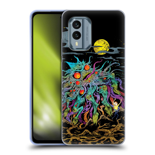 Rick And Morty Season 1 & 2 Graphics The Dunrick Horror Soft Gel Case for Nokia X30