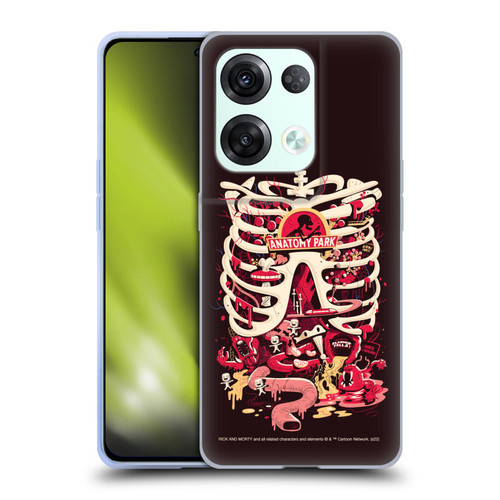 Rick And Morty Season 1 & 2 Graphics Anatomy Park Soft Gel Case for OPPO Reno8 Pro