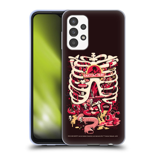 Rick And Morty Season 1 & 2 Graphics Anatomy Park Soft Gel Case for Samsung Galaxy A13 (2022)