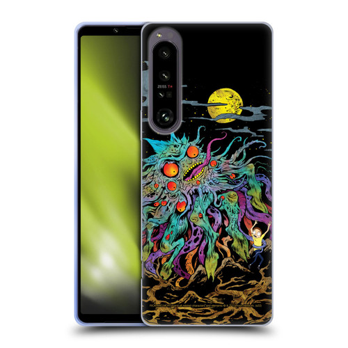 Rick And Morty Season 1 & 2 Graphics The Dunrick Horror Soft Gel Case for Sony Xperia 1 IV