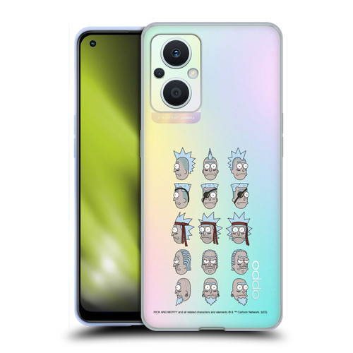Rick And Morty Season 3 Character Art Seal Team Ricks Soft Gel Case for OPPO Reno8 Lite