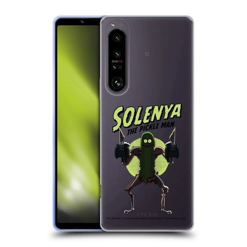 Rick And Morty Season 3 Character Art Pickle Rick Soft Gel Case for Sony Xperia 1 IV