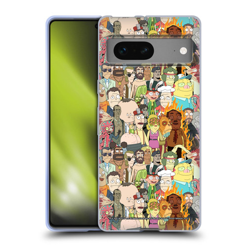 Rick And Morty Season 3 Graphics Interdimensional Space Cable Soft Gel Case for Google Pixel 7
