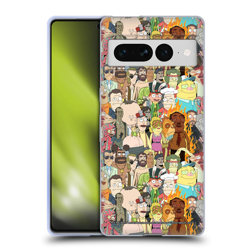 Rick And Morty Season 3 Graphics Interdimensional Space Cable Soft Gel Case for Google Pixel 7 Pro