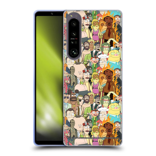 Rick And Morty Season 3 Graphics Interdimensional Space Cable Soft Gel Case for Sony Xperia 1 IV