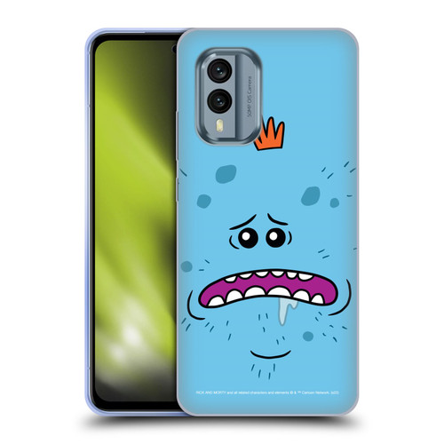 Rick And Morty Season 4 Graphics Mr. Meeseeks Soft Gel Case for Nokia X30