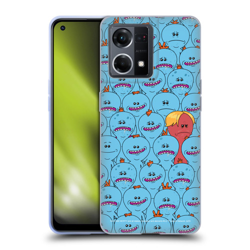 Rick And Morty Season 4 Graphics Mr. Meeseeks Pattern Soft Gel Case for OPPO Reno8 4G