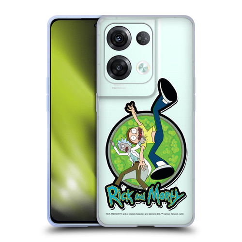 Rick And Morty Season 4 Graphics Character Art Soft Gel Case for OPPO Reno8 Pro