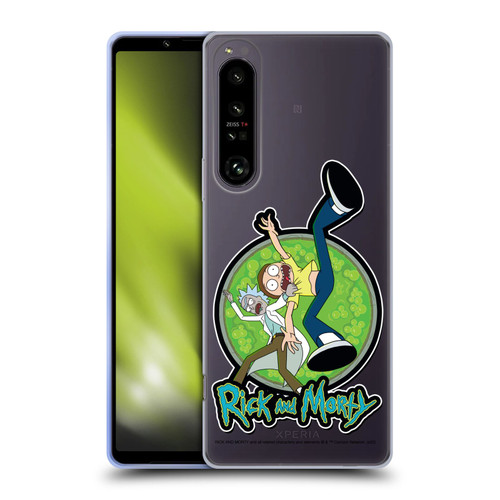 Rick And Morty Season 4 Graphics Character Art Soft Gel Case for Sony Xperia 1 IV
