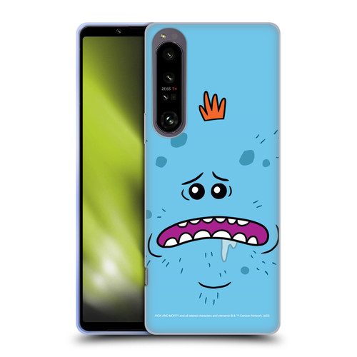 Rick And Morty Season 4 Graphics Mr. Meeseeks Soft Gel Case for Sony Xperia 1 IV