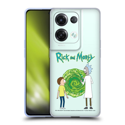 Rick And Morty Season 5 Graphics Character Art Soft Gel Case for OPPO Reno8 Pro