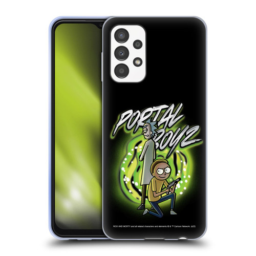 Rick And Morty Season 5 Graphics Portal Boyz Soft Gel Case for Samsung Galaxy A13 (2022)