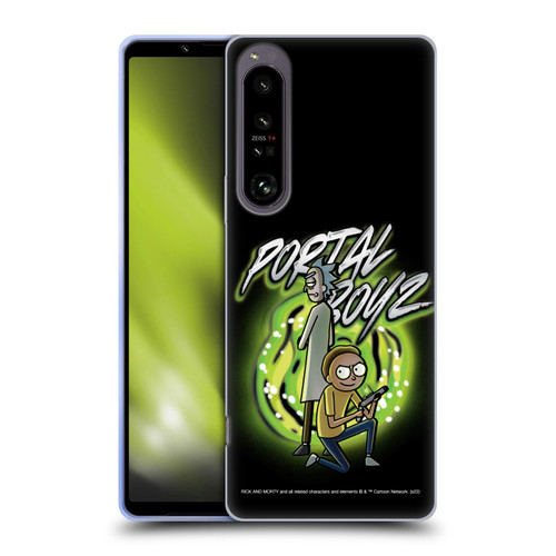 Rick And Morty Season 5 Graphics Portal Boyz Soft Gel Case for Sony Xperia 1 IV