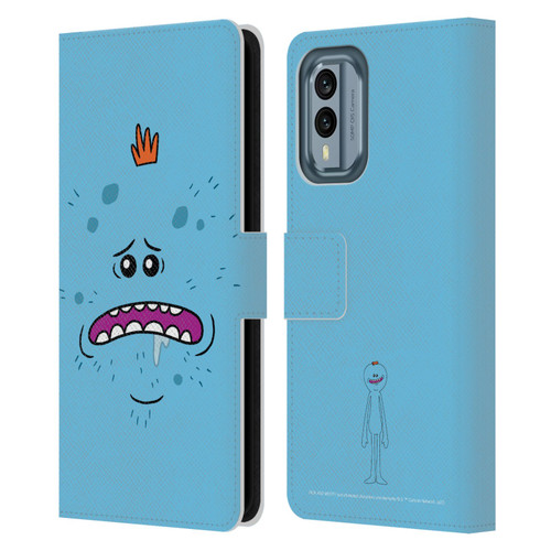 Rick And Morty Season 4 Graphics Mr. Meeseeks Leather Book Wallet Case Cover For Nokia X30