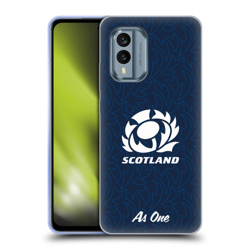 Scotland Rugby Graphics Pattern Soft Gel Case for Nokia X30