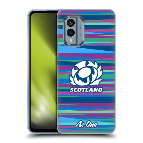 Scotland Rugby Graphics Training Pattern Soft Gel Case for Nokia X30