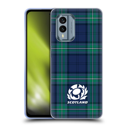 Scotland Rugby Logo 2 Tartans Soft Gel Case for Nokia X30