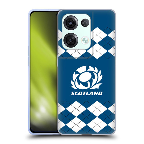 Scotland Rugby Logo 2 Argyle Soft Gel Case for OPPO Reno8 Pro