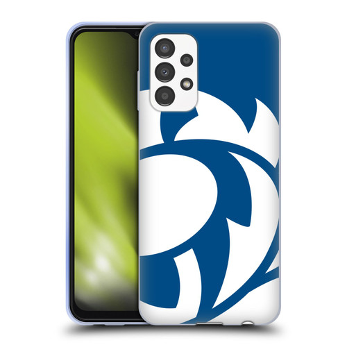 Scotland Rugby Oversized Thistle Saltire Blue Soft Gel Case for Samsung Galaxy A13 (2022)