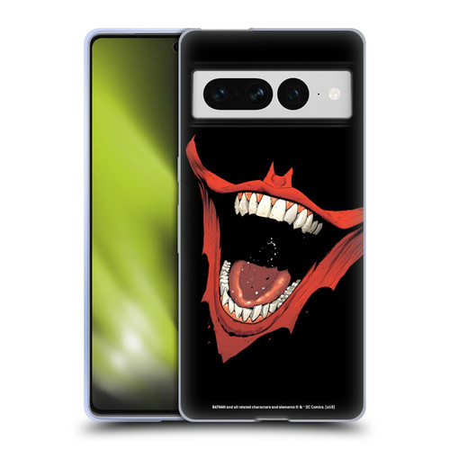 The Joker DC Comics Character Art Laugh Bat Logo Soft Gel Case for Google Pixel 7 Pro
