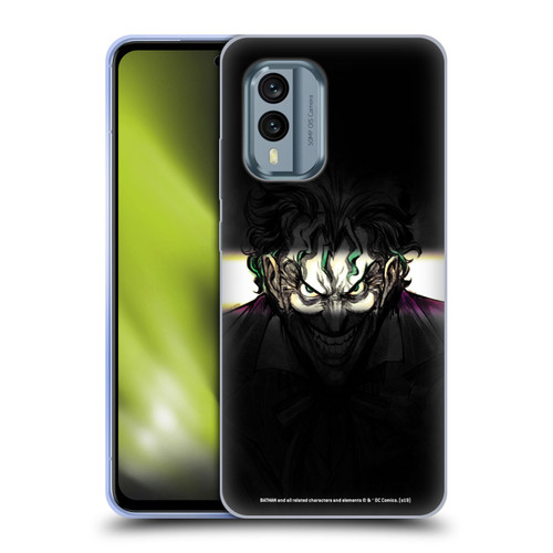 The Joker DC Comics Character Art Arkham Asylum Soft Gel Case for Nokia X30