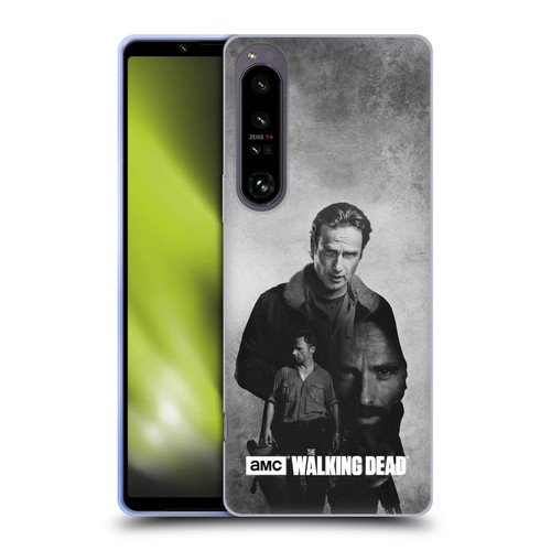 AMC The Walking Dead Double Exposure Rick Soft Gel Case for Sony Xperia 1 IV