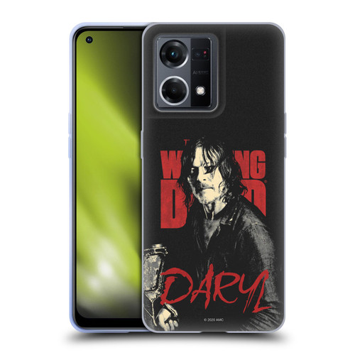 AMC The Walking Dead Season 10 Character Portraits Daryl Soft Gel Case for OPPO Reno8 4G