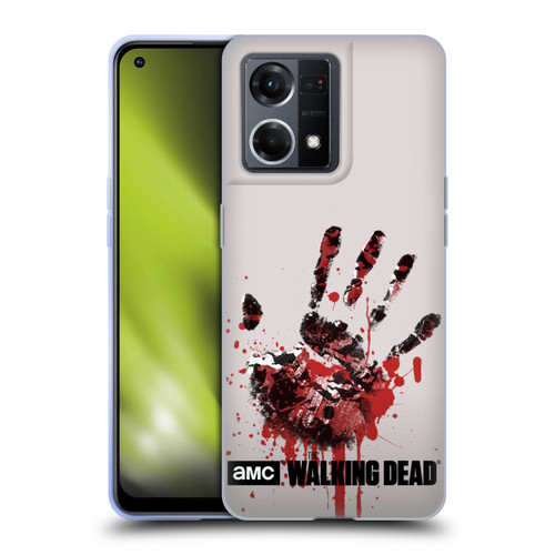 AMC The Walking Dead Silhouettes Hand Soft Gel Case for OPPO Reno8 4G