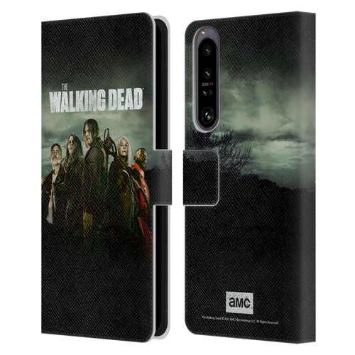 AMC The Walking Dead Season 11 Key Art Poster Leather Book Wallet Case Cover For Sony Xperia 1 IV