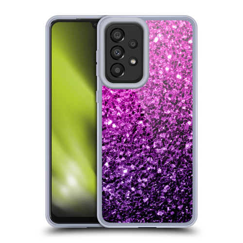 PLdesign Glitter Sparkles Purple Pink Soft Gel Case for Samsung Galaxy A33 5G (2022)