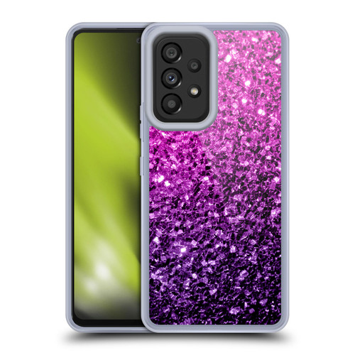 PLdesign Glitter Sparkles Purple Pink Soft Gel Case for Samsung Galaxy A53 5G (2022)