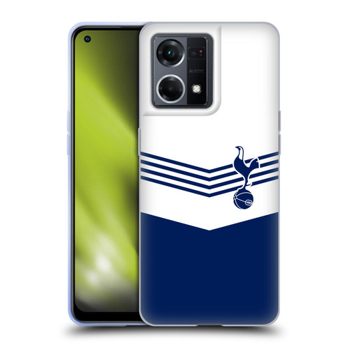 Tottenham Hotspur F.C. Badge 1978 Stripes Soft Gel Case for OPPO Reno8 4G