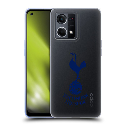 Tottenham Hotspur F.C. Badge Blue Cockerel Soft Gel Case for OPPO Reno8 4G