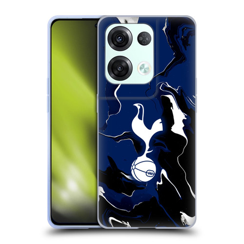 Tottenham Hotspur F.C. Badge Marble Soft Gel Case for OPPO Reno8 Pro