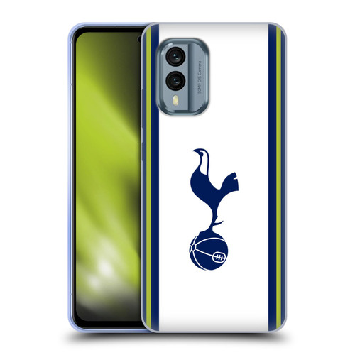 Tottenham Hotspur F.C. 2022/23 Badge Kit Home Soft Gel Case for Nokia X30