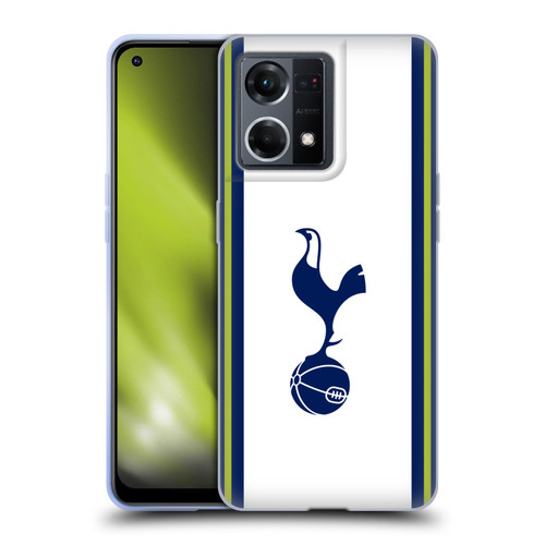Tottenham Hotspur F.C. 2022/23 Badge Kit Home Soft Gel Case for OPPO Reno8 4G