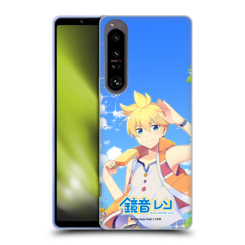 Hatsune Miku Characters Kagamine Len Soft Gel Case for Sony Xperia 1 IV