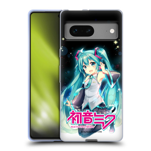 Hatsune Miku Graphics Night Sky Soft Gel Case for Google Pixel 7
