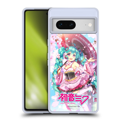 Hatsune Miku Graphics Sakura Soft Gel Case for Google Pixel 7