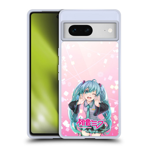 Hatsune Miku Graphics Wink Soft Gel Case for Google Pixel 7