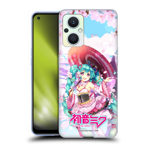 Hatsune Miku Graphics Sakura Soft Gel Case for OPPO Reno8 Lite