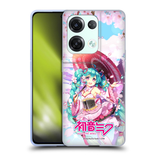 Hatsune Miku Graphics Sakura Soft Gel Case for OPPO Reno8 Pro