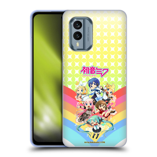 Hatsune Miku Virtual Singers Rainbow Soft Gel Case for Nokia X30