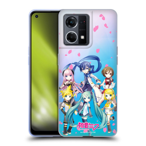 Hatsune Miku Virtual Singers Sakura Soft Gel Case for OPPO Reno8 4G