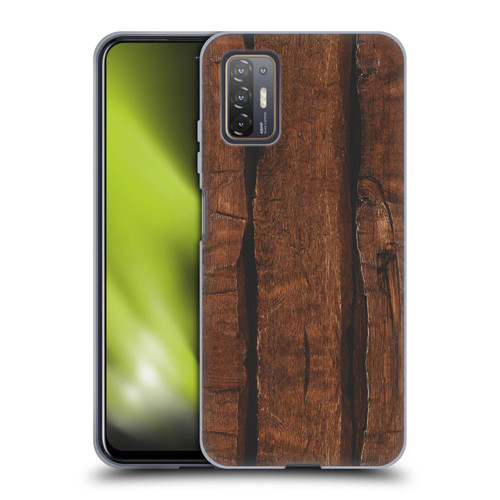 PLdesign Wood And Rust Prints Rustic Brown Old Wood Soft Gel Case for HTC Desire 21 Pro 5G