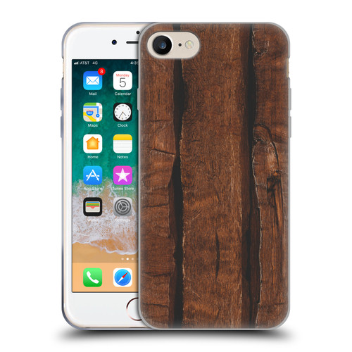 PLdesign Wood And Rust Prints Rustic Brown Old Wood Soft Gel Case for Apple iPhone 7 / 8 / SE 2020 & 2022